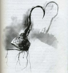 The original Stephen Gammell illustration from Scary Stories to Tell in the Dark. I can't believe they replaced this. 